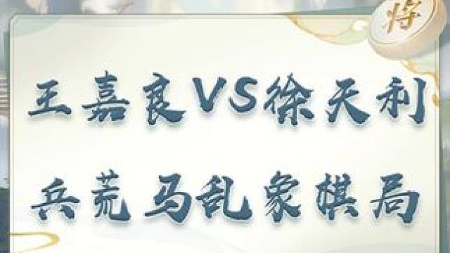 王嘉良VS徐天利 兵荒马乱象棋局