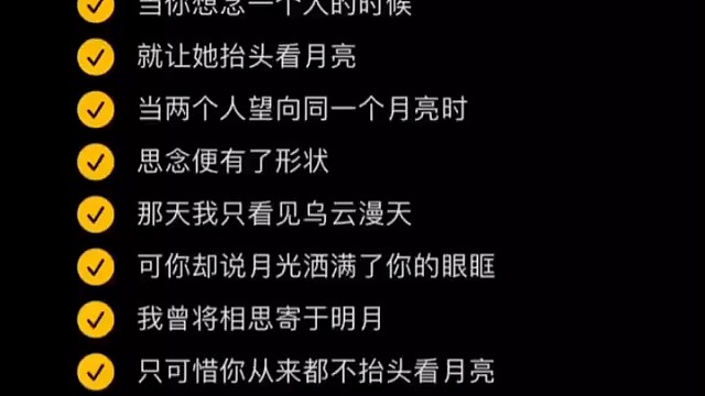 你从不抬头看月亮…