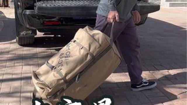 牧高笛，大容量拖轮包#户外露营 #结实耐用 #出差旅行必备 #一起露营吧 #野外露营