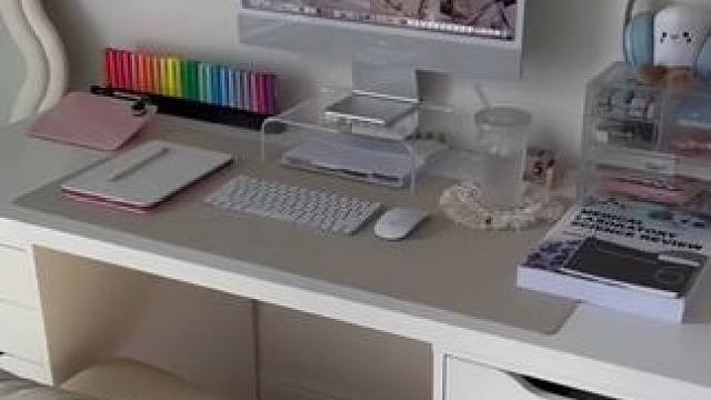 沉浸式收纳整理｜精致女人沉浸式整理书桌vlog～✨☺️✒️ 
#强迫症治愈系 #整理书桌 #整理办公