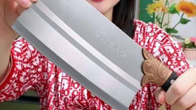 #菜刀  #手工锻打菜刀  #斩切两用刀  #家用厨房菜刀  #超便宜超划算