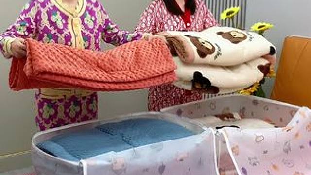 换季了，家里的厚被子厚衣服都要收起来了，这个收纳袋防潮防尘节省空间，真的太好用了#被子收纳袋  #收