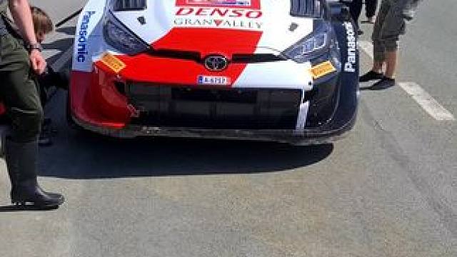 高本胜田中途休整，看看丰田雅力士全貌#wrc拉力赛