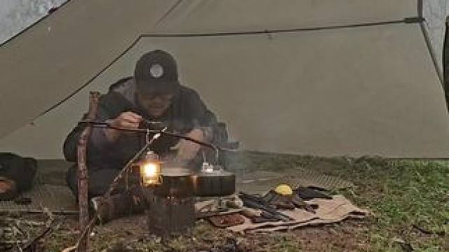 雨天露营#露营报告