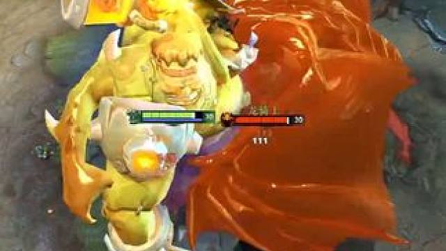 【7.35d】斧王岛两大巨人间的对决（尸王VS龙骑士） 【7.35d】斧王岛两大巨人间的对决#dot