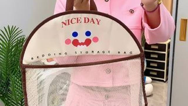 这个大开口设计的收纳网兜，放衣柜里收纳袜子或者放厨房收纳塑料袋真的超方便#网兜#网兜收纳袋 #壁挂网