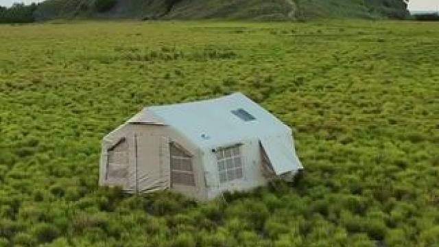 坐船去岛上露营#露营报告 #远离城市的喧嚣