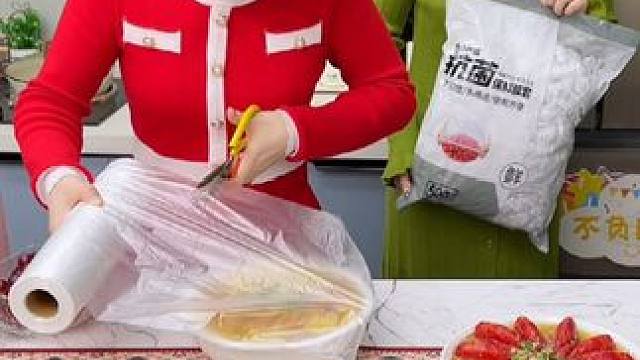 这个一次性保鲜膜套，冰箱微波炉都可以用，这么划算多囤点#保鲜膜套 #厨房好物