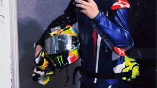 #f426小子 #狂野男孩 #机车服 #身高2米 #okok可以可以