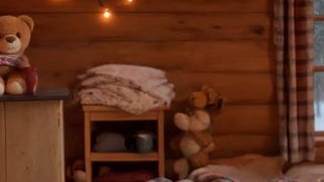 在温暖的木头小屋里度过暴风雪夜，炉火噼啪响，风雪呼啸 #白噪音 #助眠声音 #睡眠音乐 #催眠疗愈 