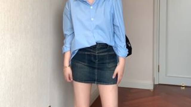 #少女感夏日ootd #简约风穿搭真是yyds #这是春日look天花板吧 #jennie甜辣穿搭攻