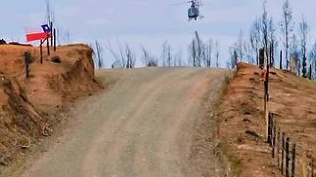 当它跳出来那一刻，真害怕它把飞机碰下来..#wrc拉力赛