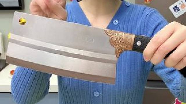 #菜刀#手工锻打菜刀#斩切两用刀#家用厨房菜刀#超便宜超划算