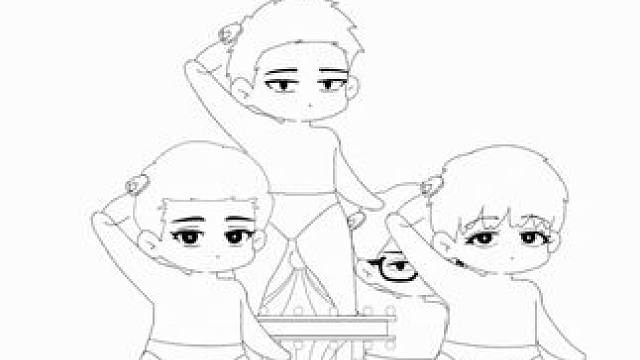 改行画qq人算了₍><₎好可爱，置顶评论放了GIF图 #qq人 #oc #日常瞎画 #每日一画 #画