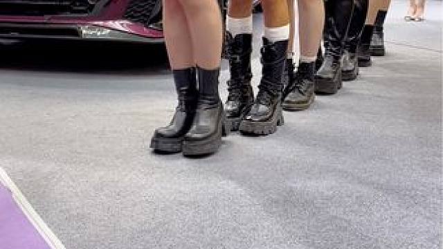 苏州GT Show现场，的车模，有你们喜欢的吗#苏州gt秀 #dou是好车 #奥迪