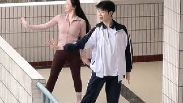 谁懂？班主任的威慑力！ #男高 #国风古典舞 #戏文说 #校园生活