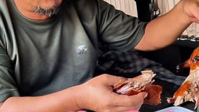 沙和尚一始劲一咬牙花32块钱买一只鸭子，没舍得都吃，剩一半#户外生活 #床车旅行 #户外美食 