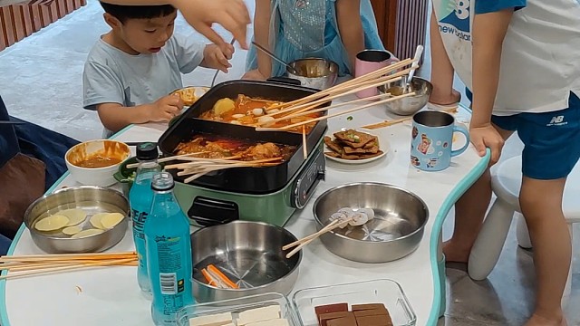 今天在家吃个串串锅