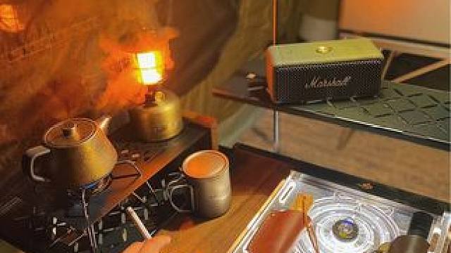 一个人 喝喝茶 听听歌 发发呆 挺好！#户外露营 #一个人的露营时光 #极度舒适 #罗迪的露营日记