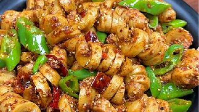 就这个炒面筋我已经做了无数次了，比羊肉串还要好吃，你们一定要试试#炒面筋