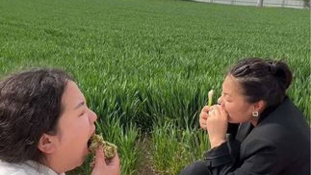 春天里第一次野炊 .