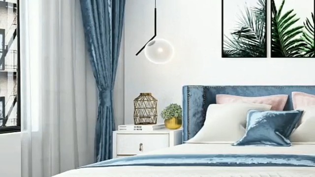 卧室里的衣帽间装修整体效果