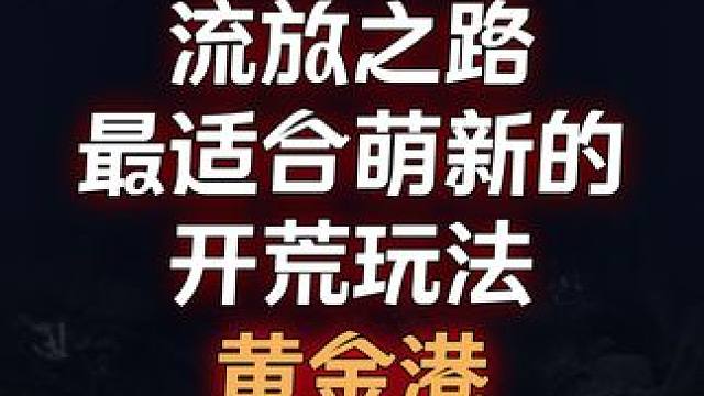流放之路 最适合萌新的开荒玩法一黄金港 #流放之路 #steam游戏 #游戏搬砖 #暗黑破坏神4 #