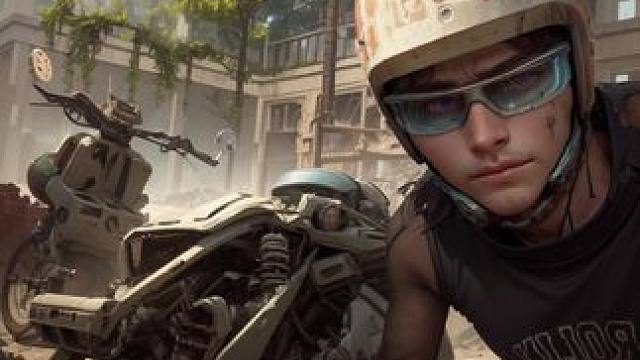 低趴风格其实也可以改 废土风#人人都是ai艺术家 #低趴姿态 #顥晨低趴 #低趴机车 #低趴摩托车