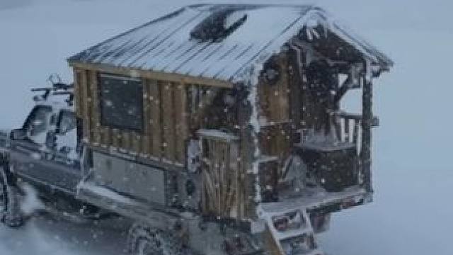 这样的移动小屋你打几分 #露营车改装 #野外生活 #房车旅行