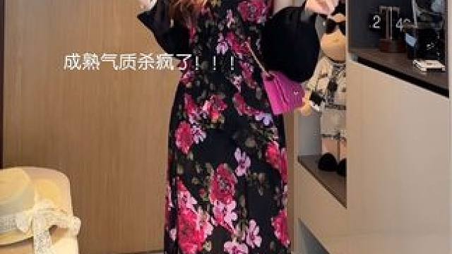 夏天当然要碎花啦#搭配你的高级范儿 #时髦精的ootd #夏季新款 #穿美裙赴夏日之约
