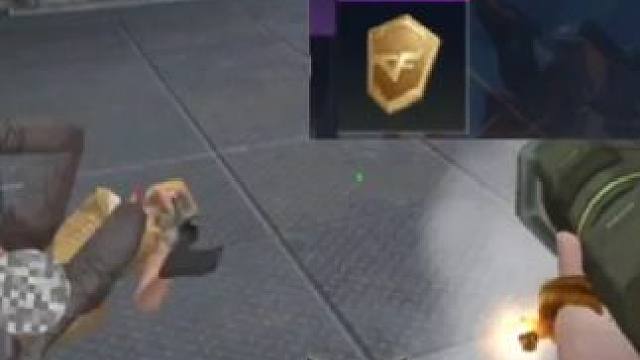 白嫖1级赏金令积分，对着武器大玩家打完之后舒服了~#穿越火线枪战王者 #穿越火线手游 #CF手游心动