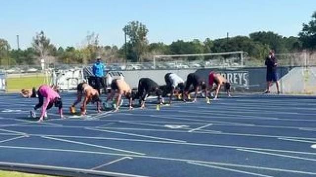 #田径短跑 #雅各布斯  雅各布斯日常训练