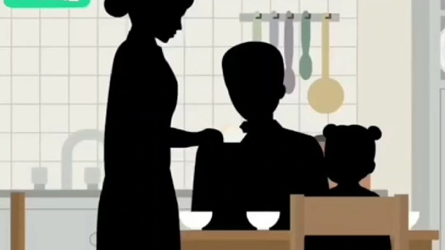 老公不体谅老婆，女儿一语惊醒爸爸