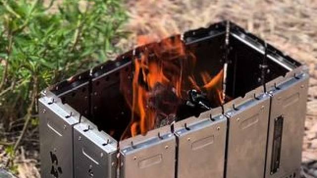 模组化的二次燃烧焚火台，多种形态和扩展玩法#露营报告 #靠谱露营装备 #黑固装备