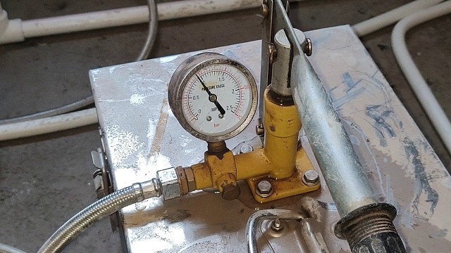 #水管打压测试 #同城水电安装 #家装水电小知识