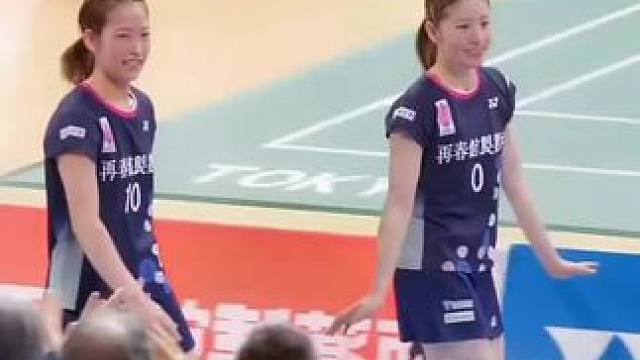 这是谁的老婆请来认领#羽毛球 #志田千阳