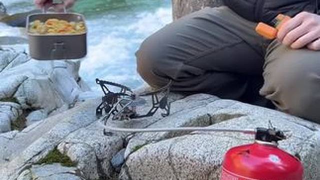 露营咖喱饭#露营报告 #户外美食