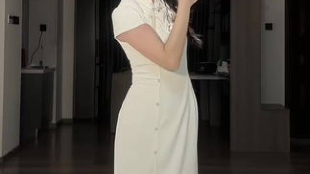 #舞蹈 “君不见 妾起舞翩翩～”#旗袍 #国风 #青丝 #君不见妾起舞翩翩