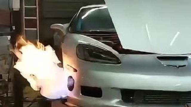 将一台手动挡的克尔维特C6Z06爆到改到1000匹是怎样一种体验？ #机车老炮#科尔维特声浪 #爆表