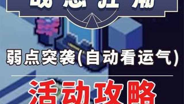 【星穹铁道】第四关 弱点突袭(自动看运气) 战意狂潮 活动攻略#崩坏星穹铁道 #崩坏星穹铁道攻略#狂