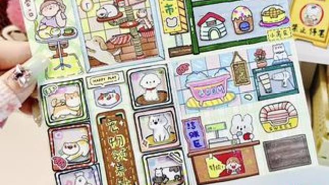 自制宠物店豆豆本 | 老板！再来两袋狗粮！#自制豆豆本#宠物店豆豆本#模拟小店#手工