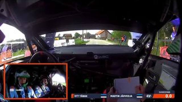 #2024wrc克罗地亚站  现代车队塔纳克shakedown拿下全场第四，车载视频完整版，一起来感