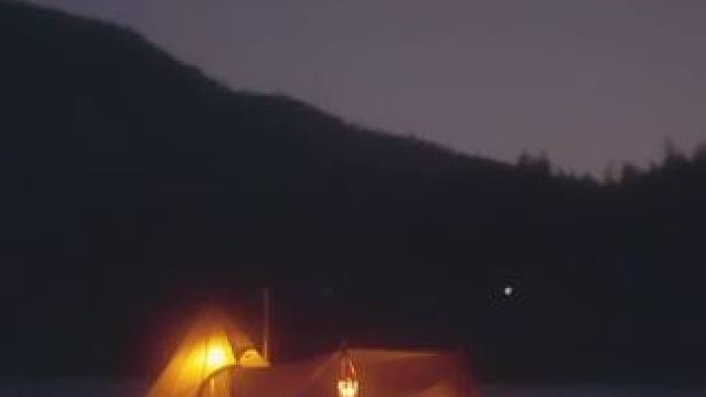 灯光璀璨#露营报告