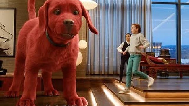 #电影大红狗克里弗 
巨大的克里弗太可爱了吧！