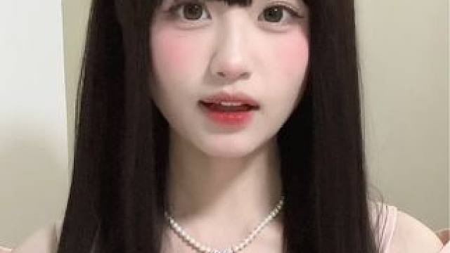 甜甜嘟 #甜妹 #黑长直 #座机画质