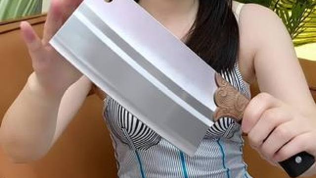 #菜刀#手工锻打菜刀 #斩切两用刀#家用厨房菜刀#超便宜超划算