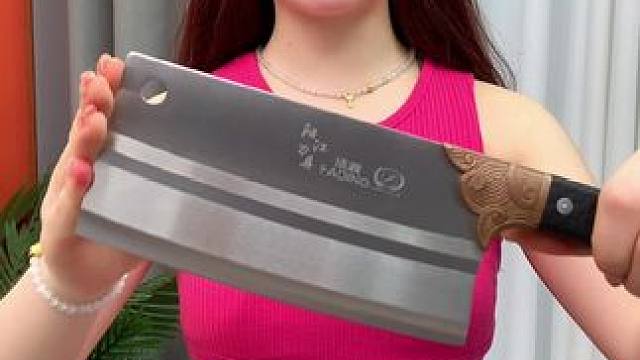 #菜刀#手工锻打菜刀#斩切两用刀#家用厨房菜刀#超便宜超划算