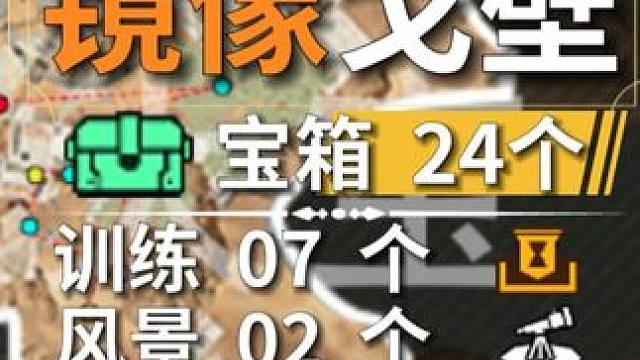 镜像世界尖叫戈壁100%探索/新遗珍/一条龙保姆级领跑防迷路/共24宝箱/7限时训练/2风景 #星球