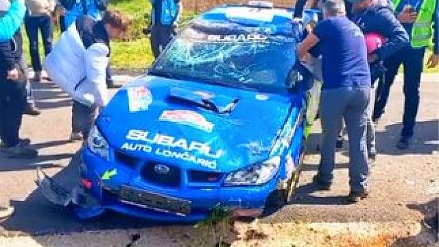 #起飞失败 #2024wrc克罗地亚站 #wrc拉力赛 起飞失败的斯巴鲁#弹射起步