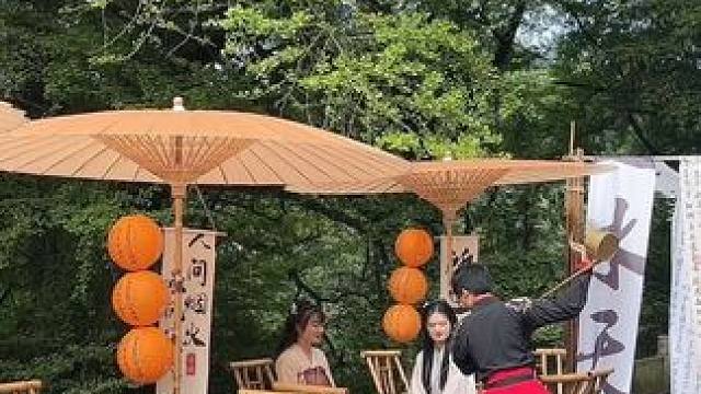 来蒙顶山，沏茶喝！#五一假期好去处 #蒙顶山 #小小蒙顶山拿捏 #总要去蒙顶茶山徒步一次吧 #我拍到